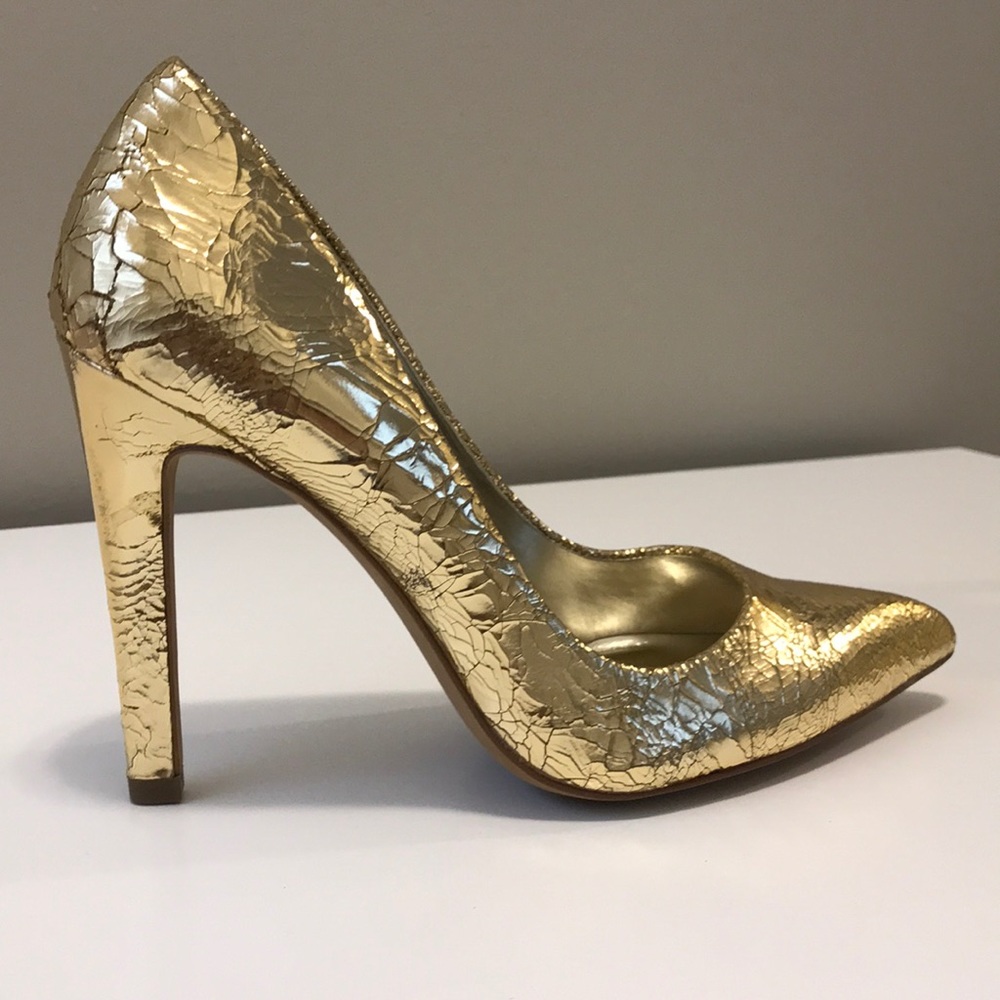 Gold heels